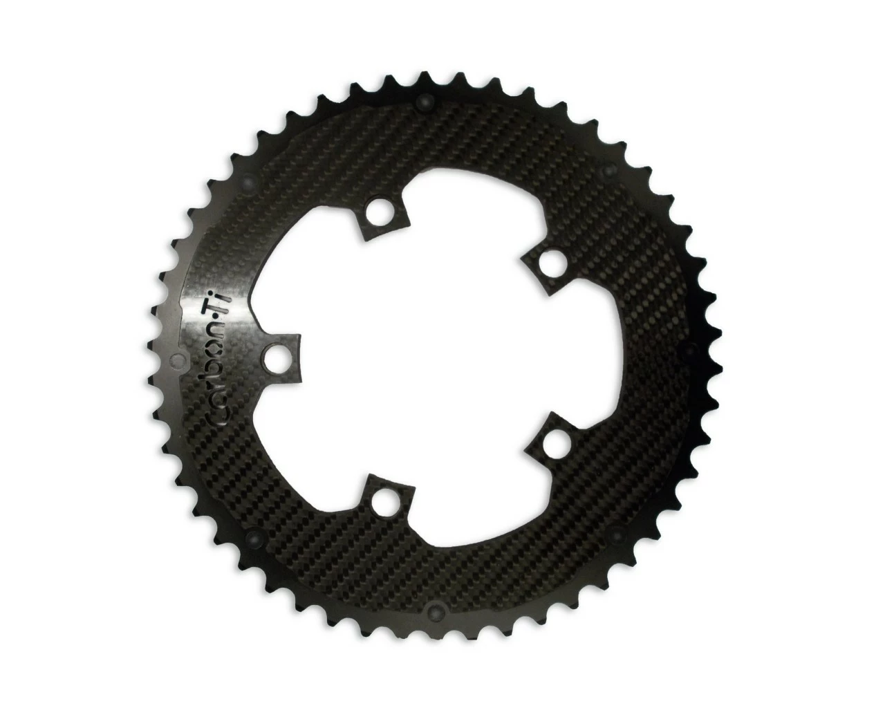 Carbon-Ti X-Ring Road Carbon EVO 5-Arm | 110 Mm Shimano Kompatibel, Carbonkettenblatt