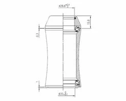Cube Steuersatz ORBIT I Mit Alu-Kappe