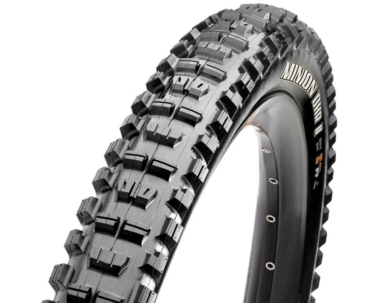 Maxxis Minion DHR II Freeride-Reifen 27.5 X 2.40 Zoll WT TLR Dual EXO Faltreifen | Schwarz 1 Maxxis Minion DHR II Freeride-Reifen 27.5 X 2.40 Zoll WT TLR Dual EXO Faltreifen | Schwarz