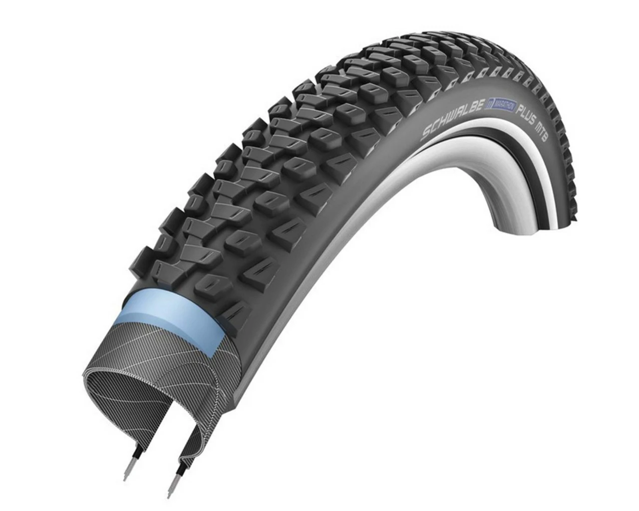 Schwalbe Marathon Plus MTB-Reifen 26 Zoll X 2.10 (54-559) | Schwarz SmartGuard Reflex 1 Schwalbe Marathon Plus MTB-Reifen 26 Zoll X 2.10 (54-559) | Schwarz SmartGuard Reflex