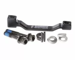Shimano Bremsscheibenadapter Von PM-Bremssattel Auf PM-Gabel/-Rahmen | Schwarz