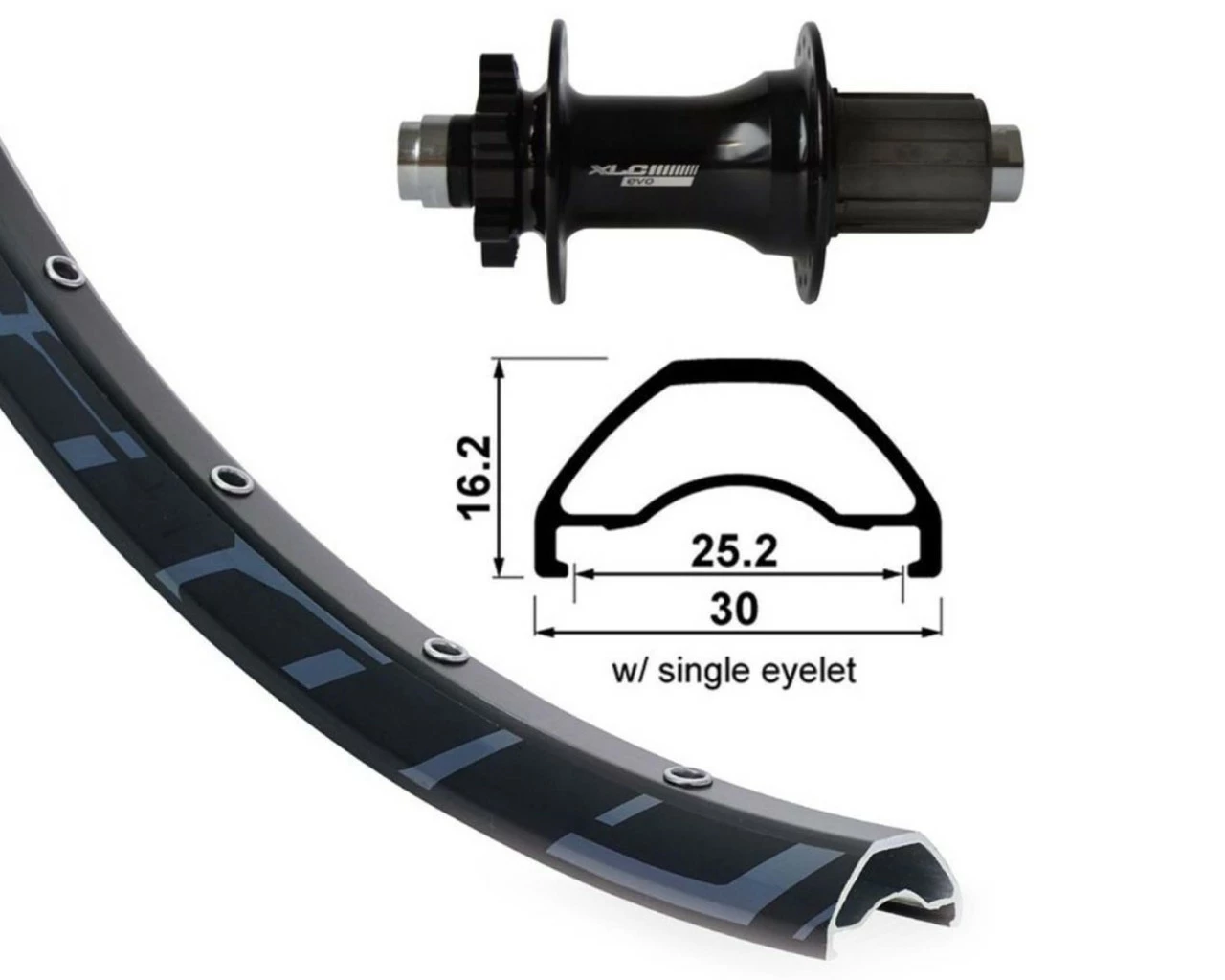 XLC MTB Hinterrad 29" RW-A01, 6-Loch..szTA 12x148mm 2 XLC MTB Hinterrad 29" RW-A01, 6-Loch..szTA 12x148mm - Image 2